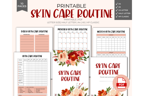 Download Skincare Planner Printable - Care Collection