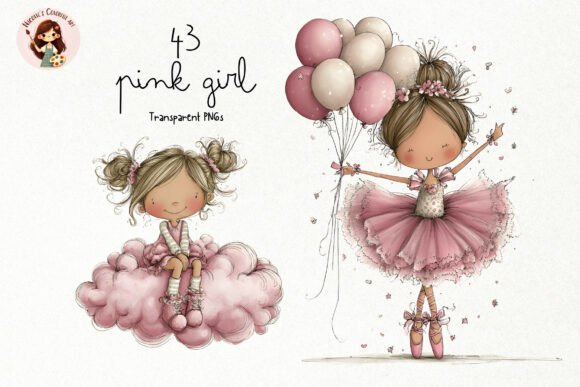 Download Pink Girl PNG Clipart - Girl Collection