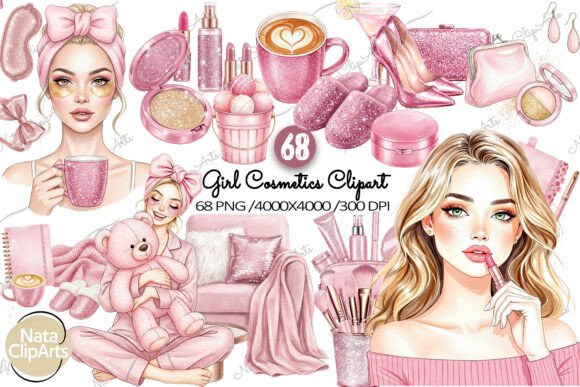 Download Girl Cosmetics Clipart - Cosmetic Collection