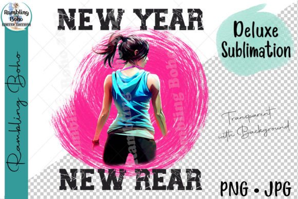 Download New Year New Rear Fitness Girl Fit Png - Girl Collection