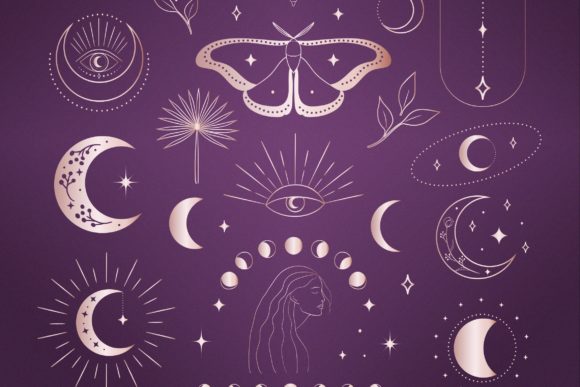 Download Abstract Mystic Logo Design Elements. - Mystic logo Collection