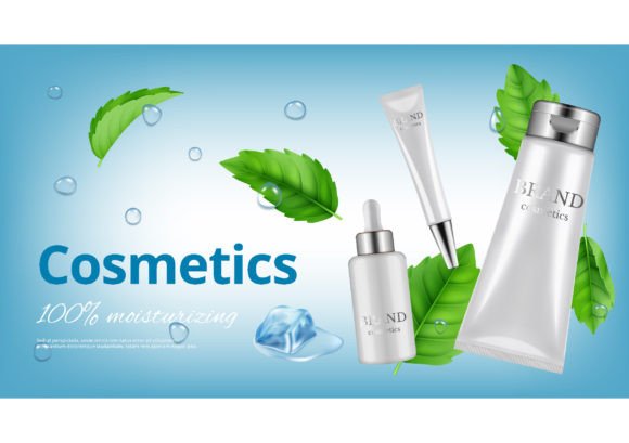 Download Realistic Cosmetics Banner - Cosmetic Collection