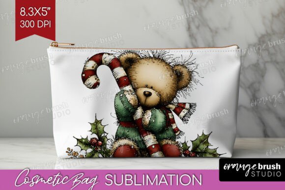 Download Whimsical Christmas Cosmetic Bag PNG - Premium Resources