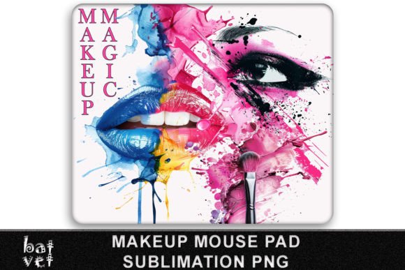 Download Makeup Girl Mouse Pad Sublimation PNG - Girl Collection