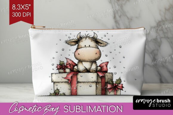 Download Whimsical Christmas Cosmetic Bag PNG - Premium Bundle