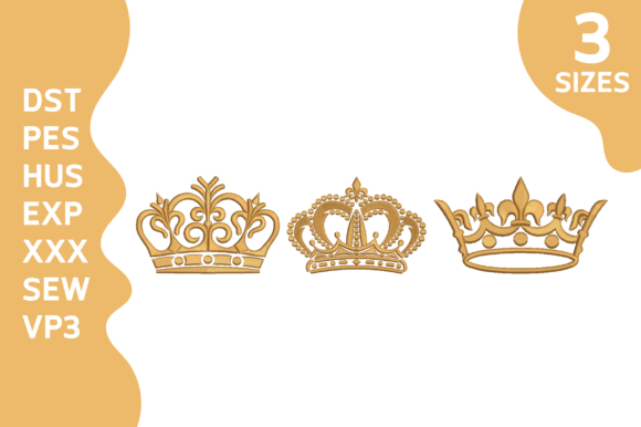 Download Royal Crown Embroidery Bundle - Royal Collection